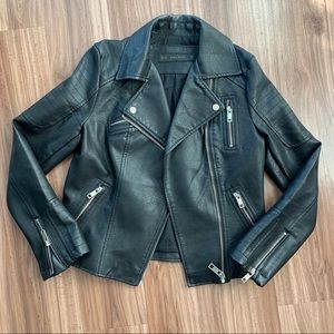 Zara PU Leather Jacket Size Medium